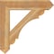 Ekena Millwork Olympic Arts & Crafts Rough Sawn Bracket, Western Red Cedar, 6"W x 34"D x 34"H BKT06X34X34OLY03RWR - alternate 4